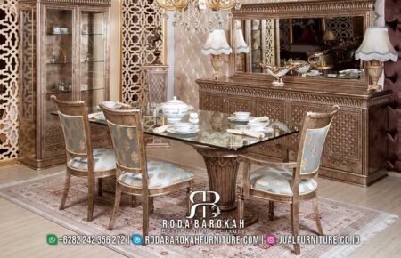 Rekomendasi Spesial Meja Makan Mewah Unik Harga Termurah RB-714