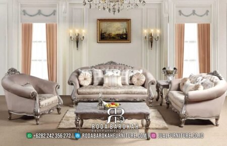 Rekomendasi Spesial Sofa Tamu Set Mewah Warna Netral RB-868