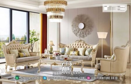 Serbu Sekarang Sofa Ruang Tamu Mewah Gaya Natural RB-724