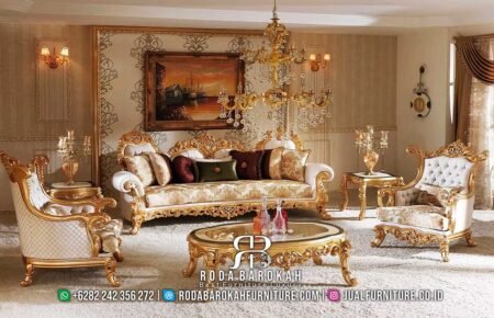 Sofa Tamu Mewah Casablanca Desain Elegan RB1021