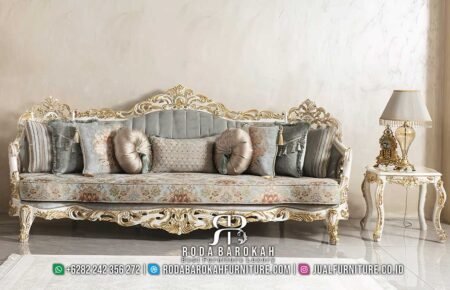Sofa Ukir Mewah Jepara Lusso Rangka Kokoh RB1024