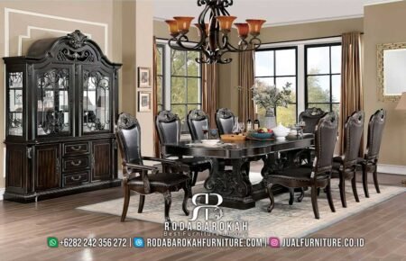 Top Pilihan Meja Makan Salak Brown Bisa Custom RB-864