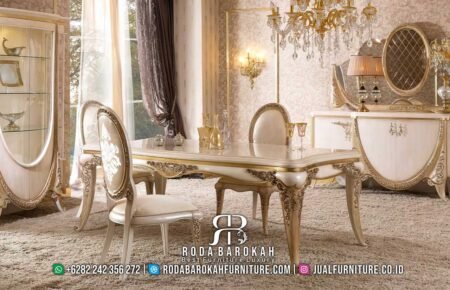 Wajib Punya Europian Meja Makan Mewah Model Terbaru RB-924